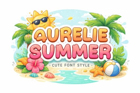 Aurelie Summer: A Font for Vibrant Visual Storytelling