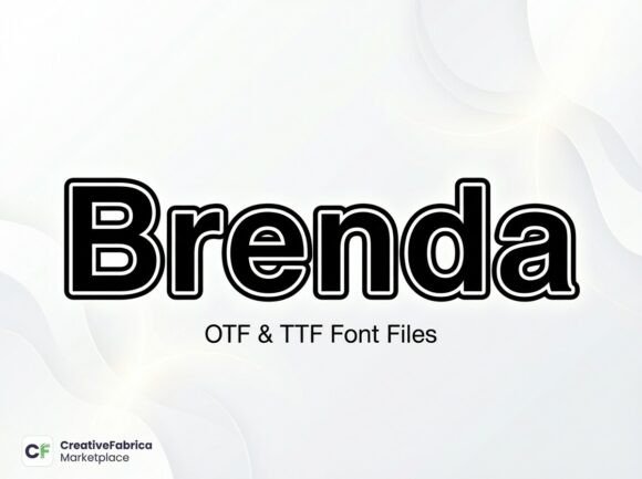 Brenda: The Bold Display Font for Modern Branding
