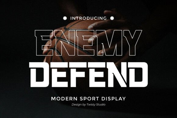 Enemy Defend: A Typeface for High-Impact Visuals