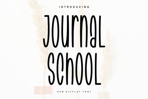 Journal School: The Handwritten Font for Creative Design