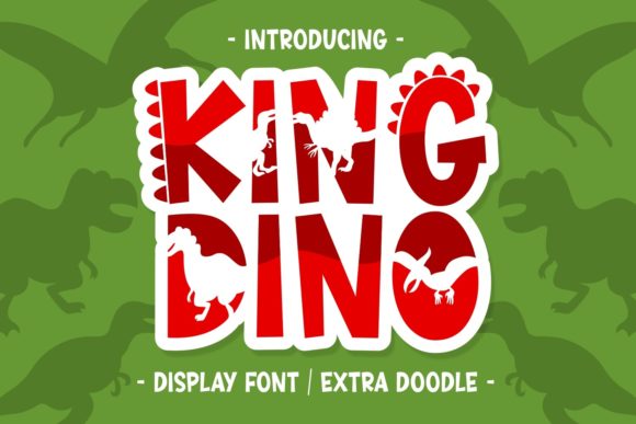 King Dino: A Bold Font for Playful Branding