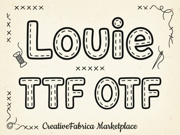 Louie: A Decorative Display Font for High-Impact Design