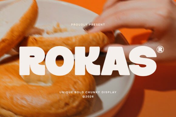 Rokas: The Bold Display Font for Impactful Design